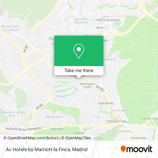 Ac Hotels by Marriott-la Finca map