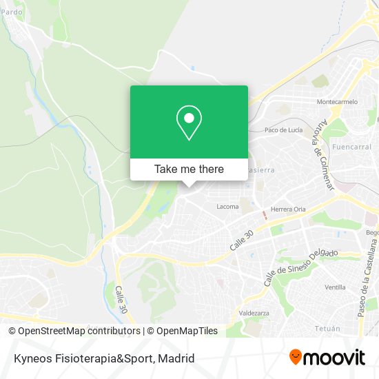 Kyneos Fisioterapia&Sport map