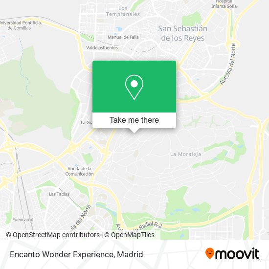 Encanto Wonder Experience map