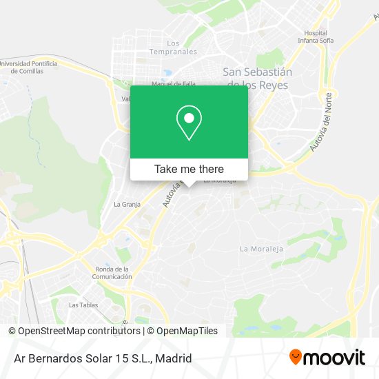 Ar Bernardos Solar 15 S.L. map