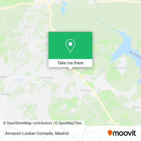 Amazon Locker-Cornado map