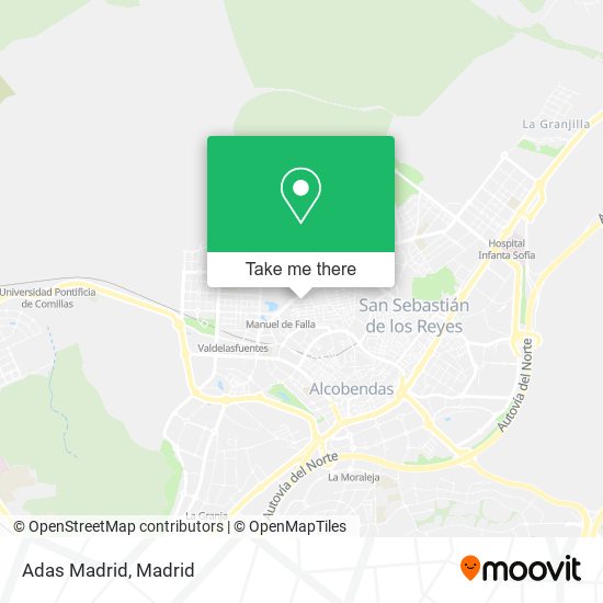 Adas Madrid map