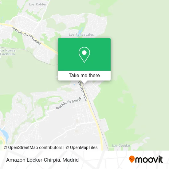 Amazon Locker-Chirpia map