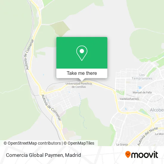 Comercia Global Paymen map