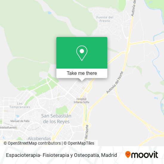 Espacioterapia- Fisioterapia y Osteopatía map