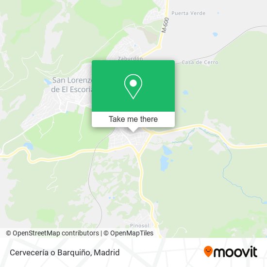 Cervecería o Barquiño map
