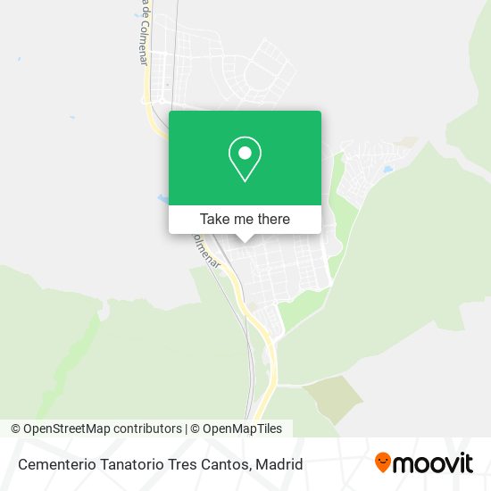 Cementerio Tanatorio Tres Cantos map