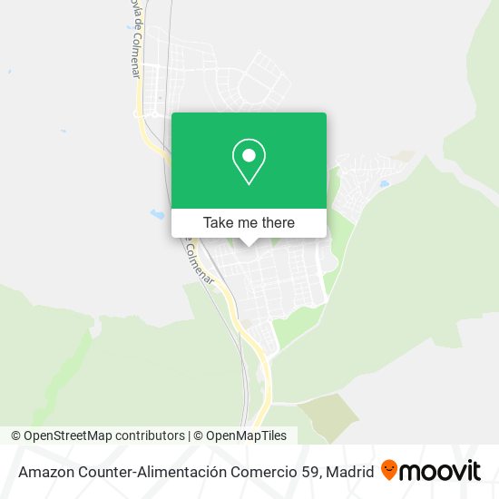 Amazon Counter-Alimentación Comercio 59 map