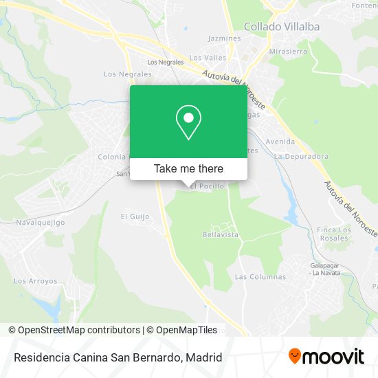 Residencia Canina San Bernardo map