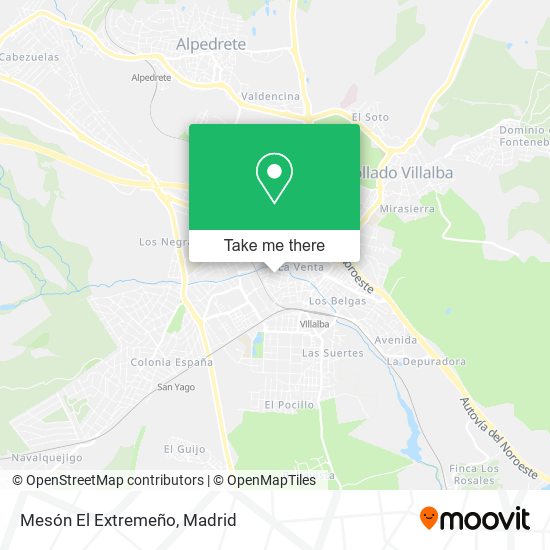 Mesón El Extremeño map