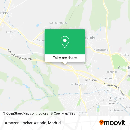 Amazon Locker-Astada map