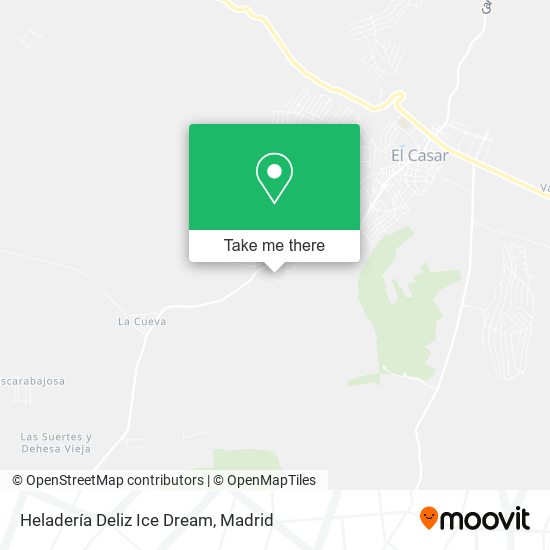Heladería Deliz Ice Dream map