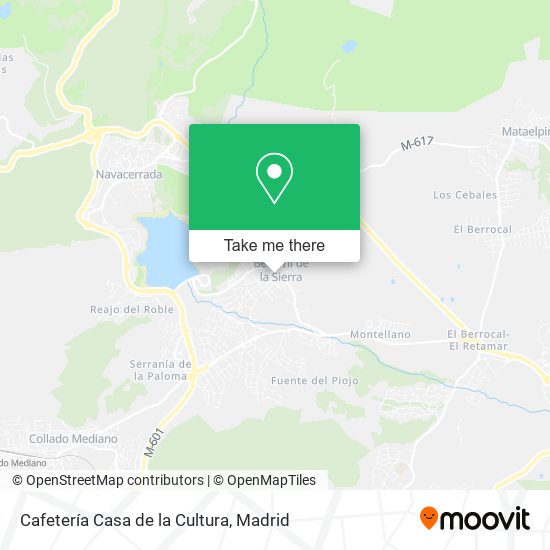 Cafetería Casa de la Cultura map
