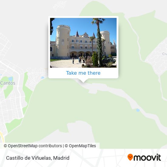 mapa Castillo de Viñuelas