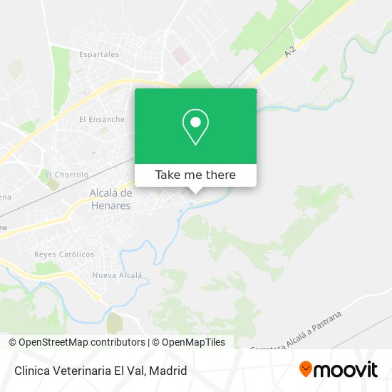 Clinica Veterinaria El Val map