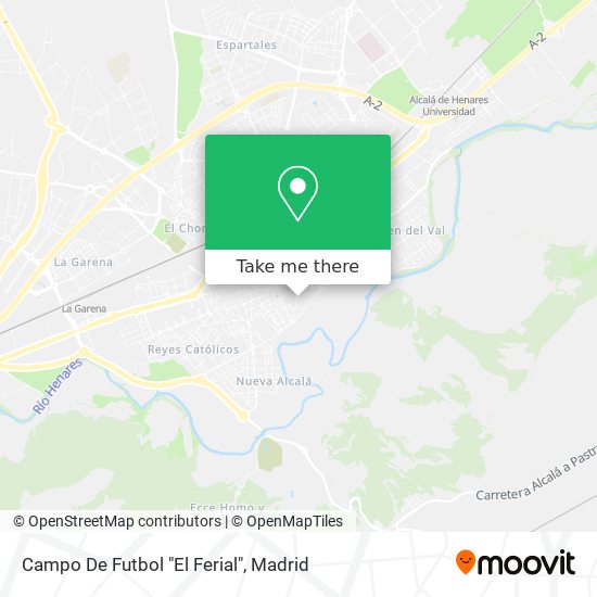 mapa Campo De Futbol "El Ferial"