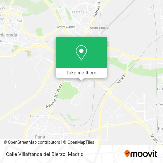 Calle Villafranca del Bierzo map