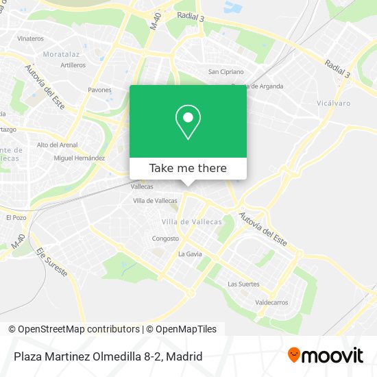 Plaza Martinez Olmedilla 8-2 map