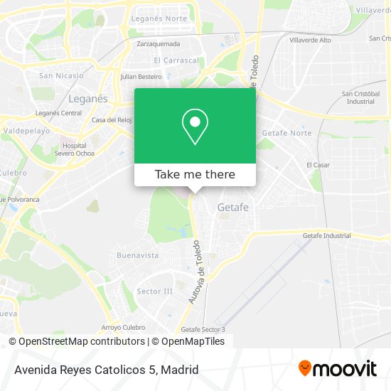 Avenida Reyes Catolicos 5 map
