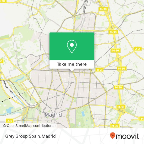 mapa Grey Group Spain