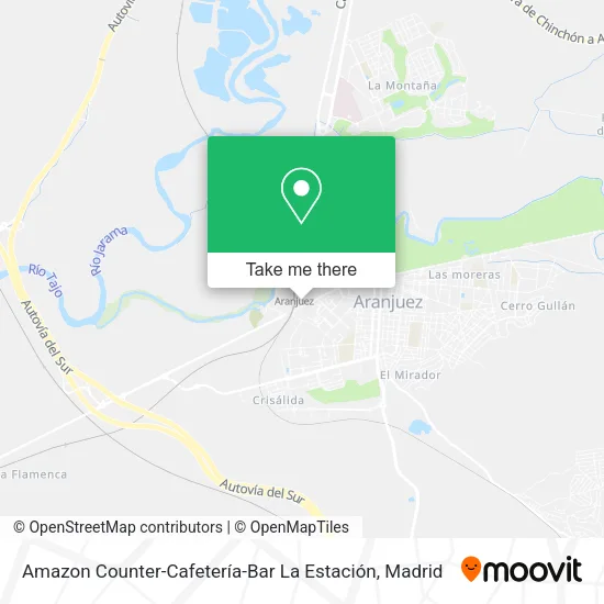 Amazon Counter-Cafetería-Bar La Estación map