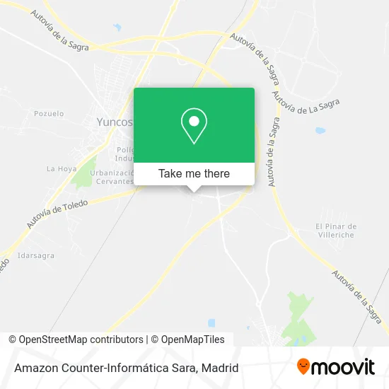 Amazon Counter-Informática Sara map