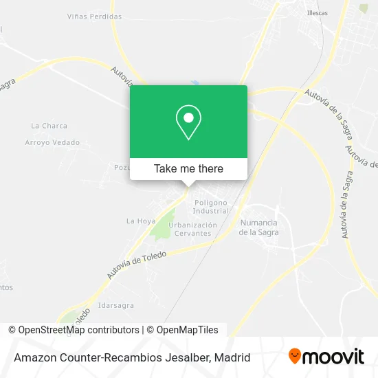 Amazon Counter-Recambios Jesalber map