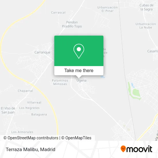 Terraza Malibu map