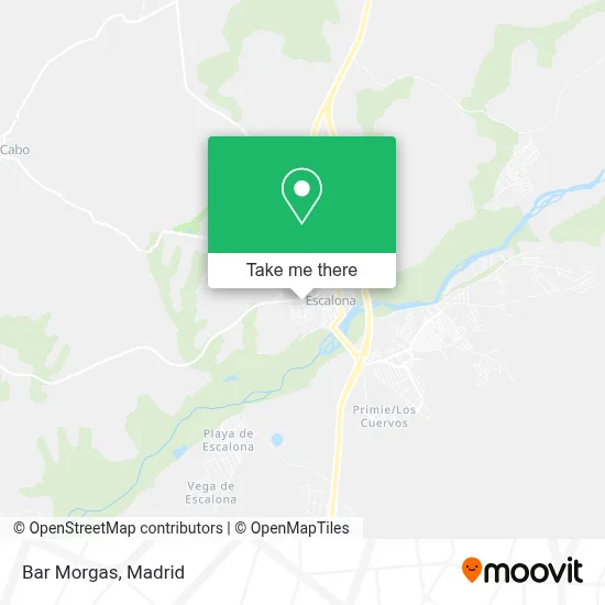Bar Morgas map