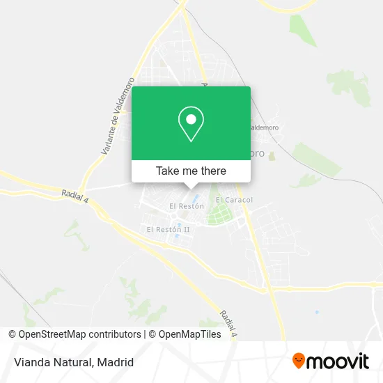 Vianda Natural map