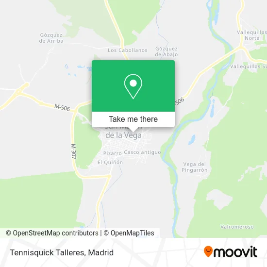 Tennisquick Talleres map
