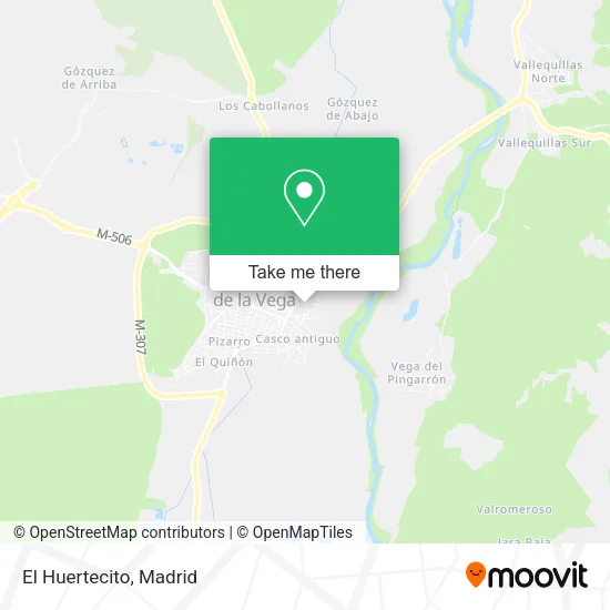 El Huertecito map