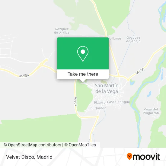 Discoteca Velvet map