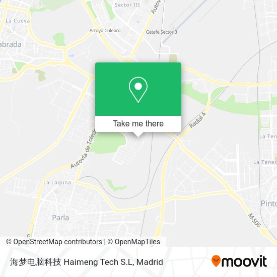 海梦电脑科技 Haimeng Tech S.L map