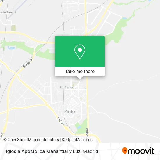 Iglesia Apostólica Manantial y Luz map