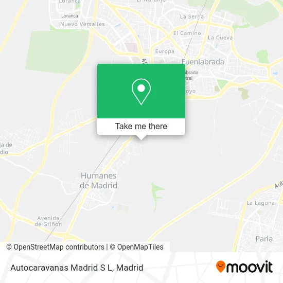 Autocaravanas Madrid S L map