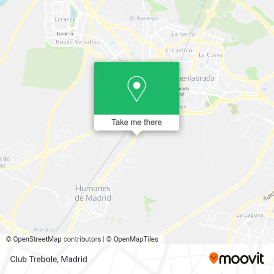 Club Trebole map
