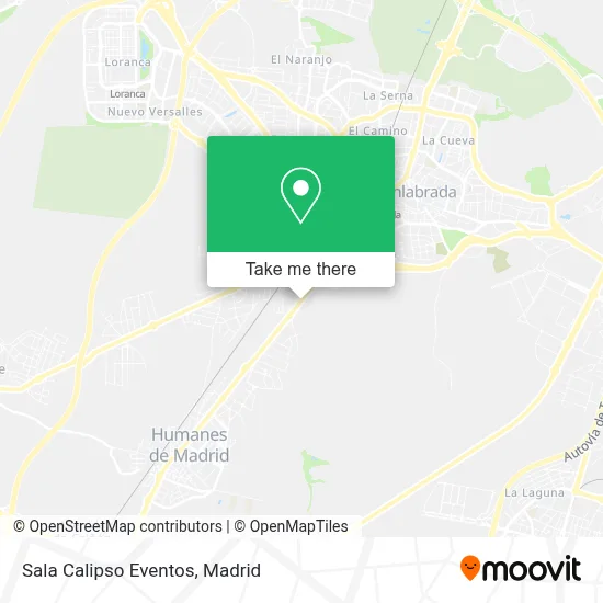 Sala Calipso Eventos map