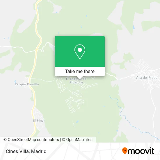 Cines Villa map