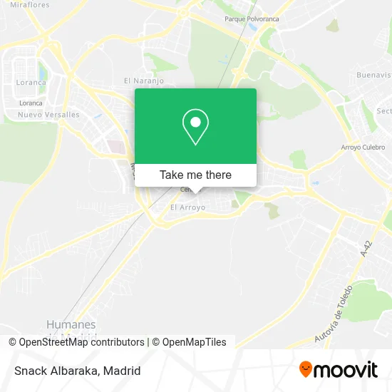 Snack Albaraka map