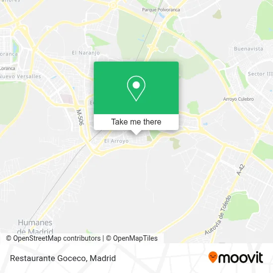 Restaurante Goceco map