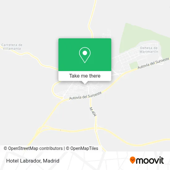 Hotel Labrador map