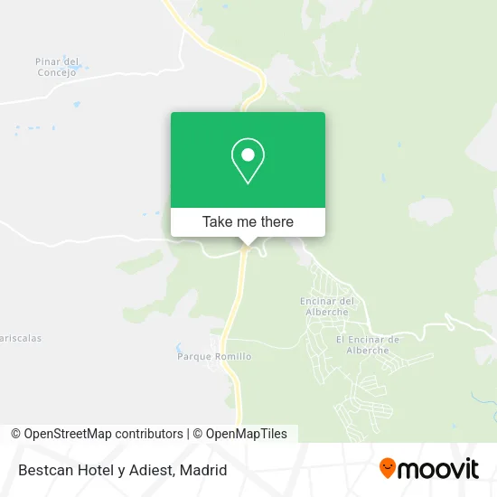 Bestcan Hotel y Adiest map