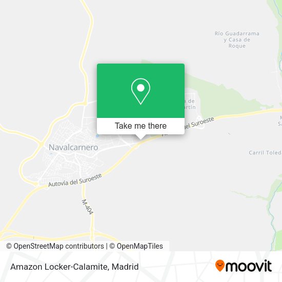 Amazon Locker-Calamite map
