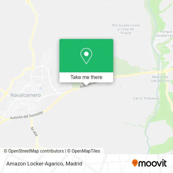 Amazon Locker-Agarico map