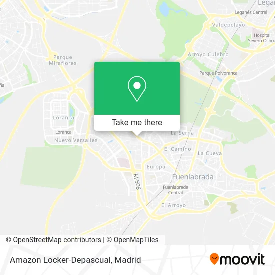 Amazon Locker-Depascual map