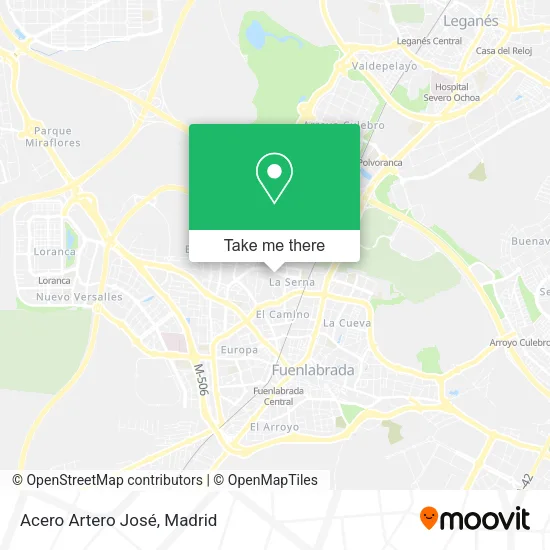 mapa Acero Artero José