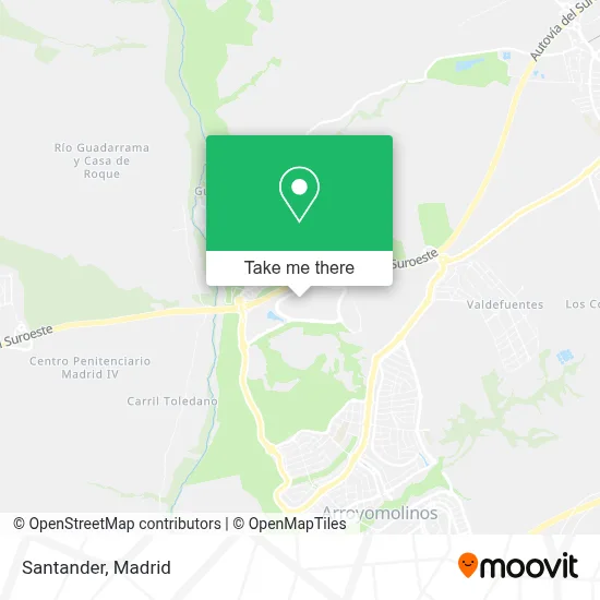 Santander map