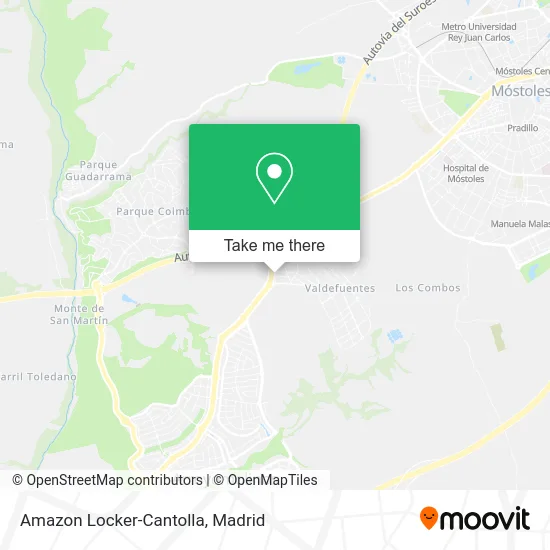 Amazon Locker-Cantolla map