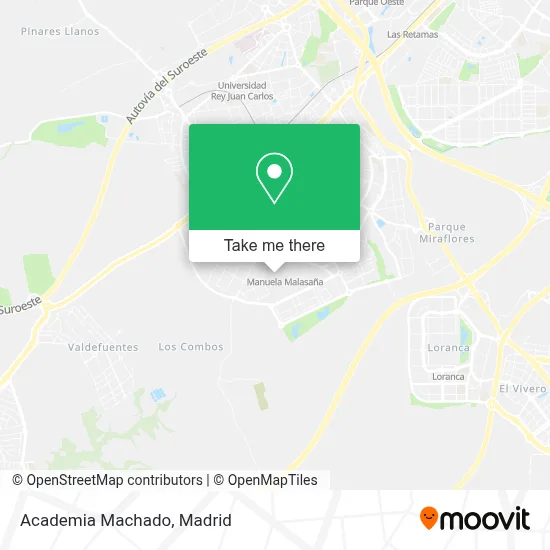 Academia Machado map